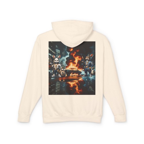Unisex Lightweight Hooded Sweatshirt - Picture 3 of 41