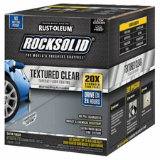 Rust-Oleum 317382 Textured Clear Topcoat Floor Coating Satin 450-500sq ft