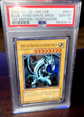 Blue Eyes White Dragon LOB First Edition PSA 10 Gem Mint