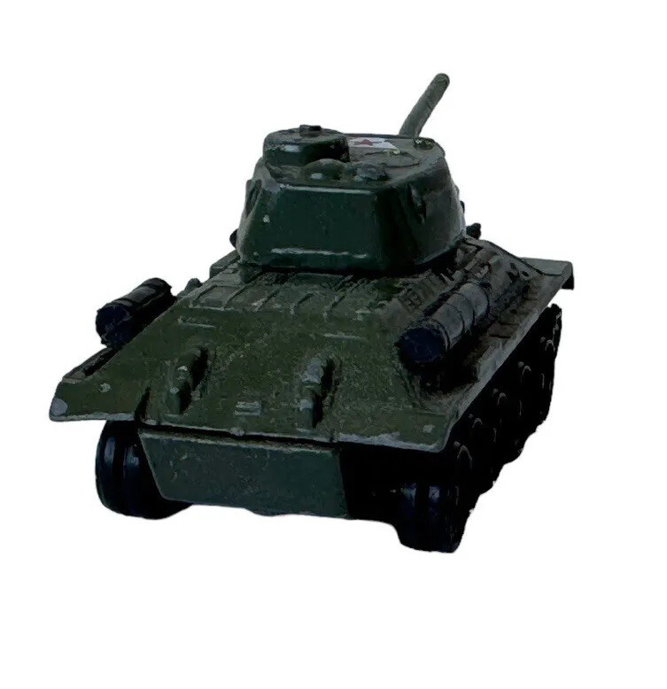 Zylmex Action Masters T413 T34 Military Tank Metal 1 87 Army Green
