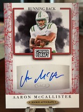 Aaron McCallister McAllister 2021 Premier Draft Red Auto RC Charlotte 49ers
