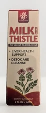 Milk thistle drops, liver health support 2fl Dietary Supplement New In Package