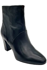 Franco Sarto Women's Pia Leather Zipper Ankle Boots