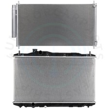 Radiator Ac Condenser Cooling Kit For 2012-15 Honda Civic Lx Ex 1.8l L4 Radiator Ac Condenser Cooling Kit For 2012-15 Honda Civic Lx Ex 1.8l L4