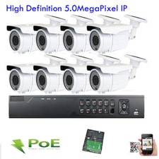 8Ch 12MP NVR ONVIF 5MP 2.8-12mm Vari-Focal 2364 PoE IP Outdoor Security Camera a