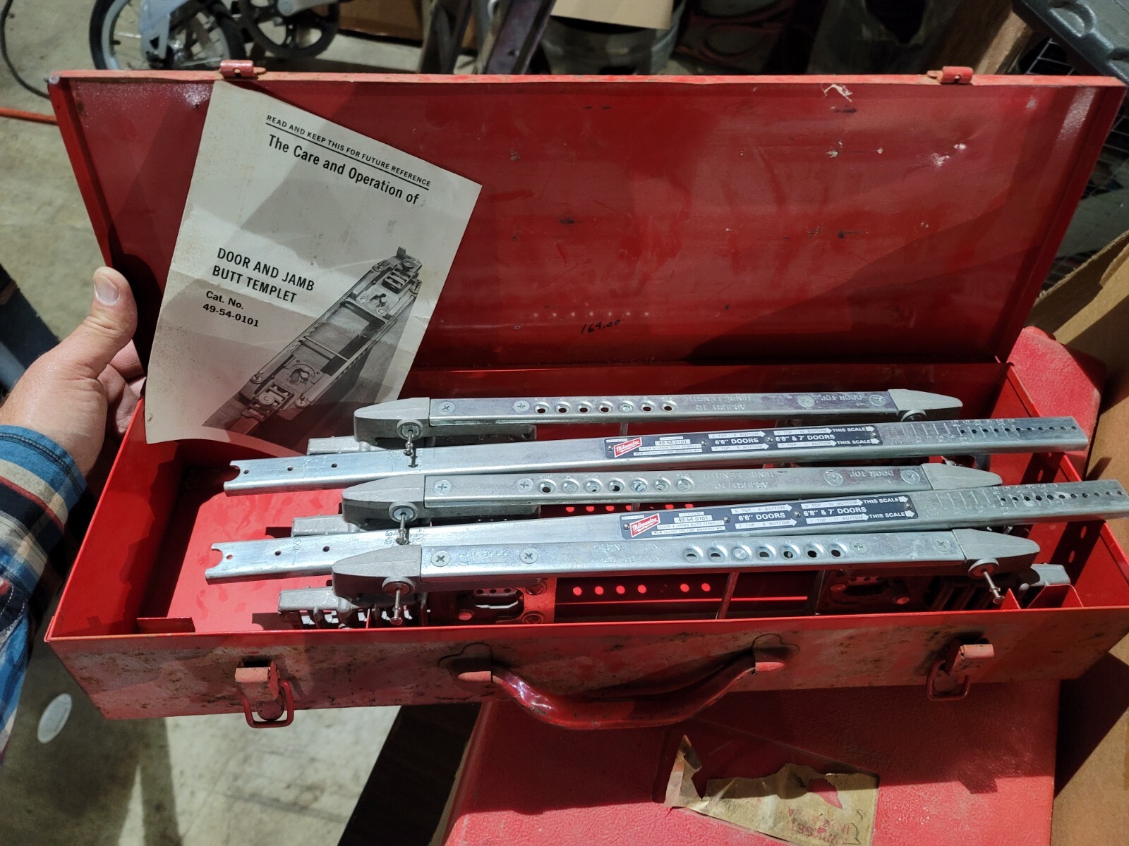 Milwaukee Door and Jamb Butt Template 49540101 eBay