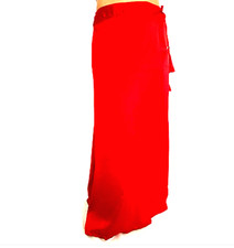 Saree Indian Bollywood Satin Stitched Sari Petticoat Underskirt Lining Straight