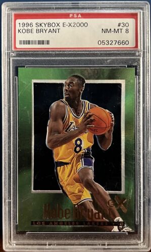 🔥1996-97 SKYBOX E-X2000 KOBE BRYANT ROOKIE RC #30 PSA 8🐍👑🐐 - Picture 1 of 2