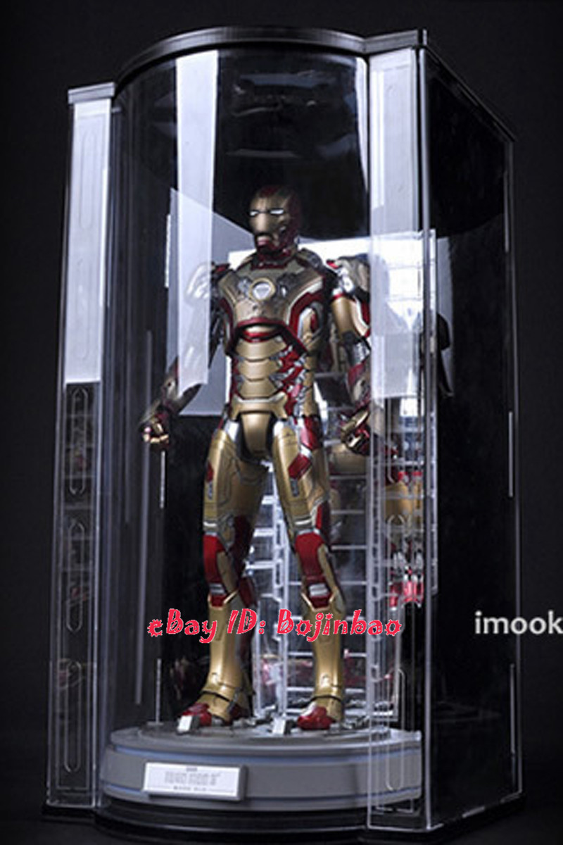 IRON MAN 3 HALL OF ARMOR フィギュア用ディスプレイ Hall of Armor 3.0 1/6 Scale Iron Man Display Cases Stands