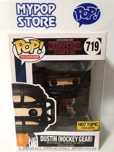 dustin in hockey gear stranger things