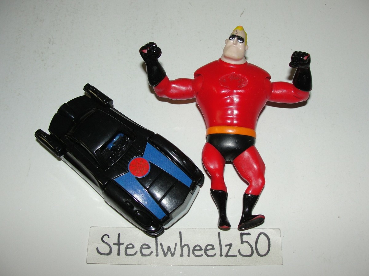McDonalds Disney Pixar Incredibles Toy Lot 2004 2018 Mr Incredible Car #1  #8