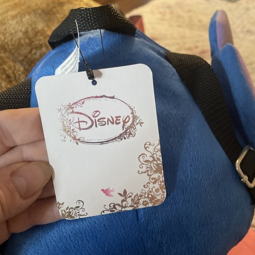 Disney Stich Plush Kids Backpack Blue Soft Character Travel by Loungefly - Picture 5 of 7