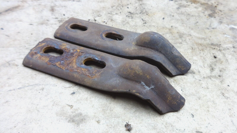 1937 1938 1939 Chevy REAR HOOD HOOKS Original GM pair on Cowl car eBay