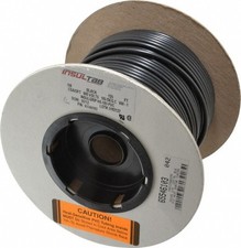 Made in USA 2:1, PVC Heat Shrink Electrical Tubing Black