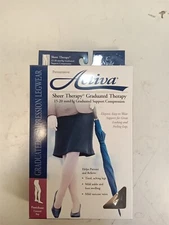 Activa Sheer Graduated Therapy 15-20 MMHG Support compression, Nude, Pantyhose