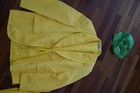 The Mask Jim Carrey Cosplay Costume Yellow Halloween Suit Mask Sz L Hat Tie Pant — photo 8