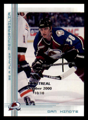 2000-01 BAP Memorabilia Montreal Olympic Stadium Show #345 Dan Hinote /10