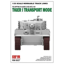 Rye Field Model #5027 1/35 Tiger I Transport Mode Workable Tr-Not included tank
