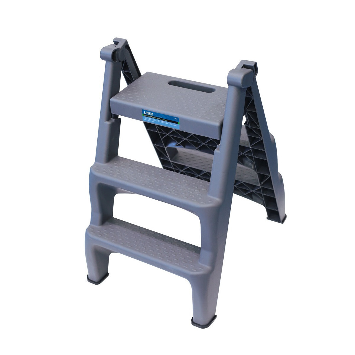 Laser Tools 8875 Insulating Folding 3-Step Ladder Maximum Capacity Of 300kg
