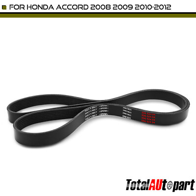 72.17'' Serpentine Belt 7-Rib for Honda Accord 2008 2009 2010 2011-2012 GAS 2.4L