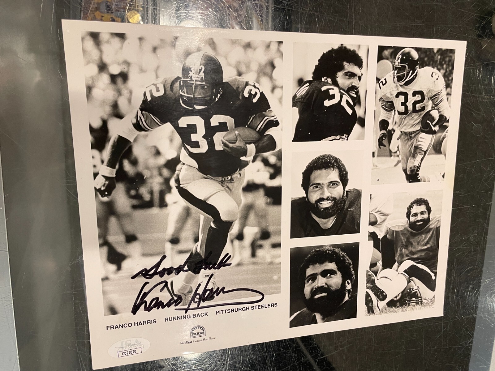 Jerome Bettis Autographed Signed Pittsburgh Steelers FRANCO HARRIS 8X10 PHOTO JSA AUTHENTIC 