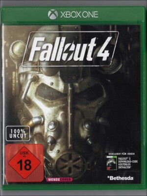 ''Fallout  4 - 100% Uncut'' Spiel mit Anleitung, Poster & OVP, Xbox One  [GUT]