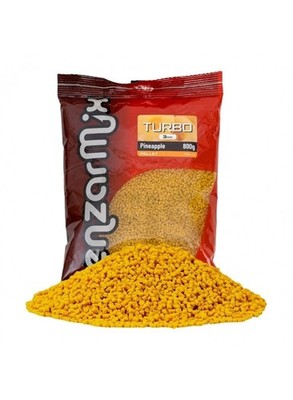Benzar Mix Turbo Pellets 3mm 800g Pineapple Fluo Method Feeder