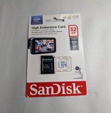 SanDisk 32GB High Endurance Monitoring MicroSd SDHC 100MB/s