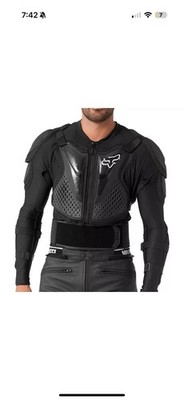 Fox Titan Sport Fahrrad Schutzjacke schwarz Bike Ride atmungsaktiv Herren Größe M