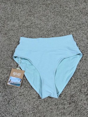 Nani Women's Flat Rib High Waist Marine Swim Bottom EH6 Airis Size S NWT