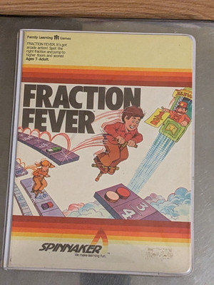 Fraction Fever BY Spinmaker 5.25 Diskette Version