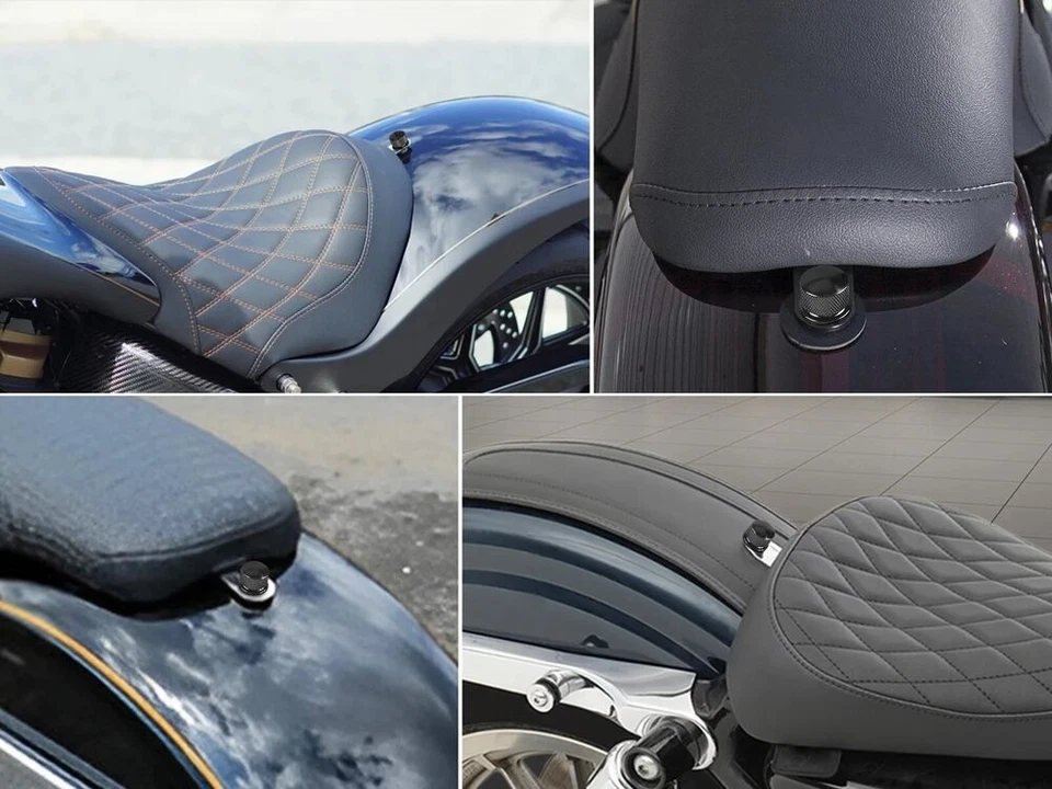 Tornillo perno asiento guardabarros trasero negro FLHTCU para Harley Electra Glide Ultra Classic Foto 4 de 4