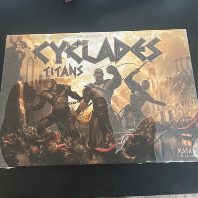 Cyclades: Titans Expansion Board Game - Matagot New But Shrink Is Torn