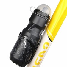 750ML Mountain Bike Bicycle Cycling Water Drink Bottle and Holder Cage Portable