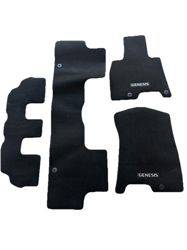T6F14-AC001-NBD OEM Black 4pc Carpeted Floor Mat Set For Genesis GV80 New