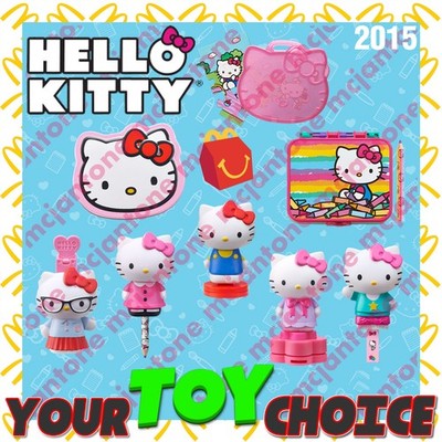 McDonald's 2015 HELLO KITTY School STATIONERY Tools SANRIO Cat