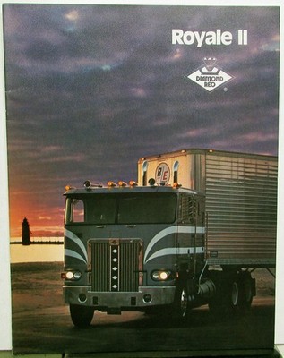 1974 Diamond Reo Royale II Dealer Sales Brochure Cabover Diesel Tractor