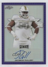2020 Leaf Metal US Army All-American Bowl 12/15 Jacobian Guillory Auto 0p1n