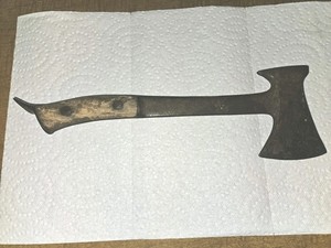 Vintage Trapper Axe Hatchet Multi Tool 2 Rivet Handle No Markings