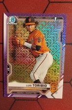 2021 Bowman Chrome - Prospects Luis Toribio #BCP-228 Purple Mojo Refractor /250