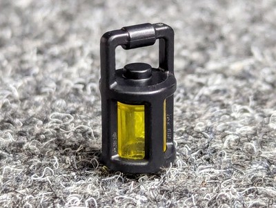 Lego 37776 Laterne schwarz mit Licht trans-gelb - Piraten Harry Potter usw. - Z1