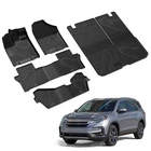 Floor Mats Trunk Liners TPE for 2016-2022 Honda Pilot Cargo Liners Backrest Mats