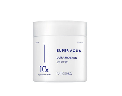 MISSHA Super Aqua Ultra Hyalron Gel Cream 70ml | Hydrating | K-Beauty | NEW