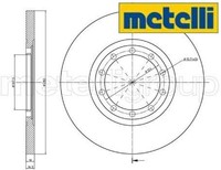 2X Bremsscheibe Metelli 23-0998C 2 Bremsscheiben Hinterachse Hinten FüR Ford