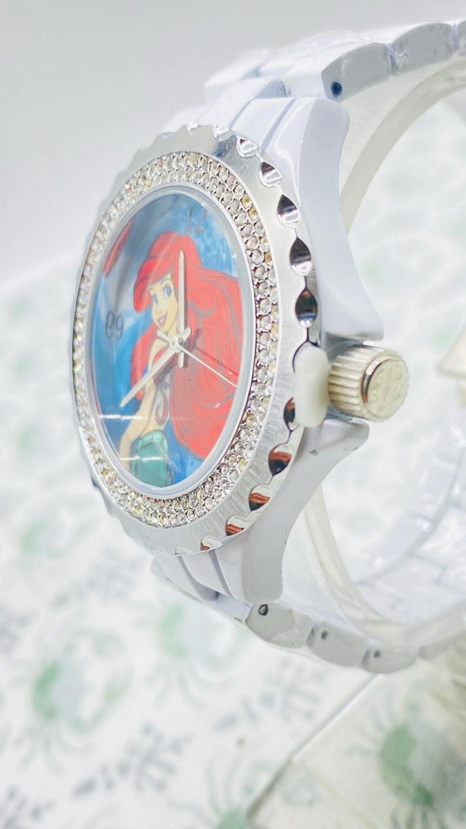 Disney's The Little Mermaid Ariel Women's Crystal Watch New | eBay