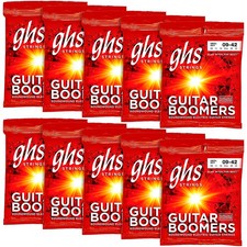 GHS Boomers Extra Light Electric Guitar Strings 10-Pack 