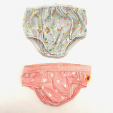 Build A Bear Flower Heart Underwear Undies Panties Girl Cotton Teddy Clothes Set
