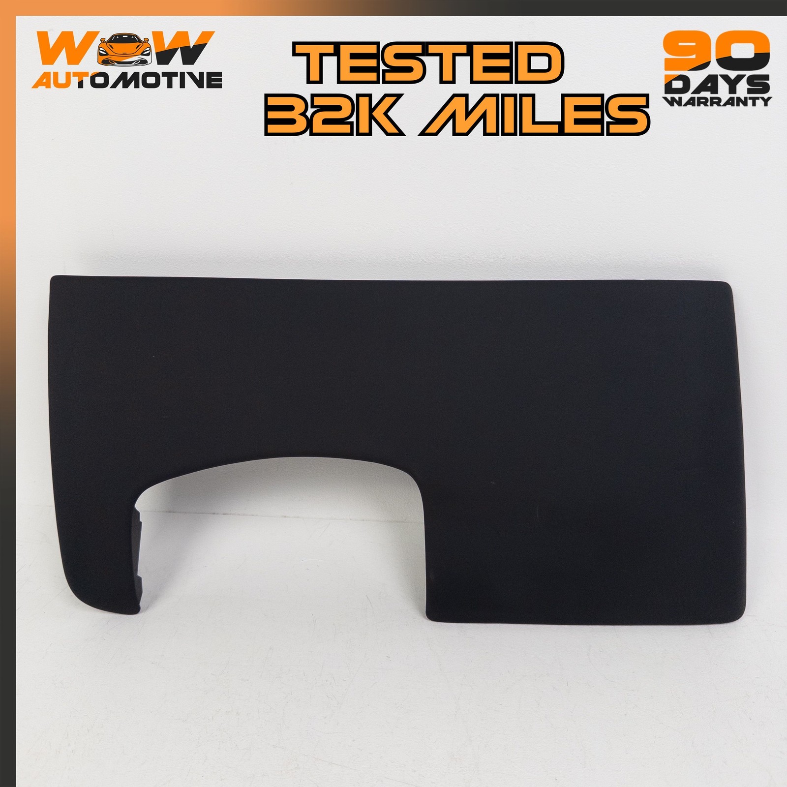 04-19 BENTLEY CONTINENTAL SUPERSPORTS LEFT DASHBOARD KNEE TRIM COVER BLACK OEM