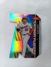 2021 Topps Chrome Update Juan Soto #CPDC-50 PLATINUM PLAYER DIE CUT Nationals 🔥