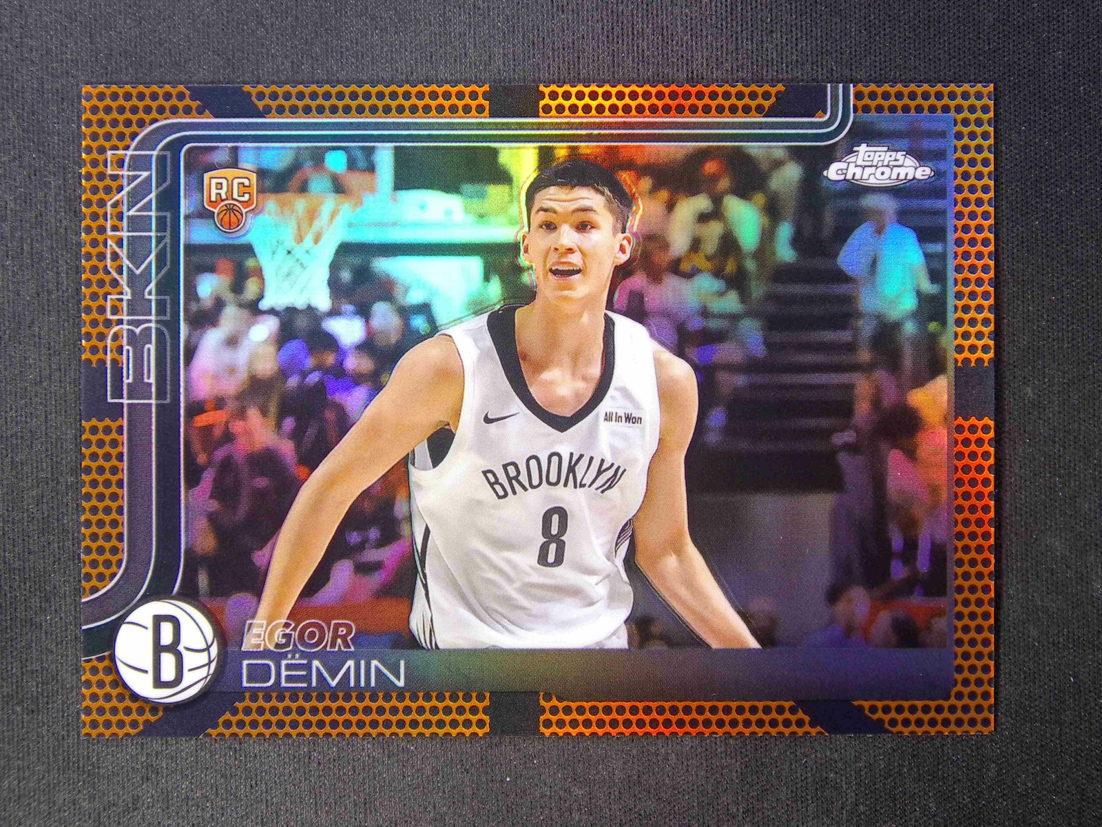 2025-26 Topps Chrome Egor Demin #258 RC Basketball Refractor #U